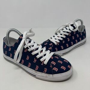 Boston Red Sox Logo MLB Row One Team Apparel Sneaker Shoes‎ Size 7.5W 6M